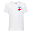 Load image into Gallery viewer, Kids England Home Football T-shirt With Free Personalisation - White