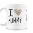Load image into Gallery viewer, Kids I Heart My Mummy Mothers Day Love Mug - White