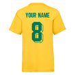 Load image into Gallery viewer, Kids Australia Home Football T-shirt With Free Personalisation - Sunflower
