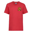 Load image into Gallery viewer, Kids Spain Espana Away Cotton Football T-shirt With Free Personalisation - Red