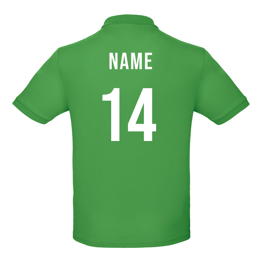 Kids Ireland EIRE Rugby Classic Polo Shirt With Free Personalisation