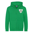 Load image into Gallery viewer, Kids Ireland EIRE Rugby Retro Style Zipped Hooded Sweatshirt