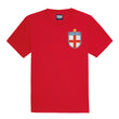Load image into Gallery viewer, Kids Customisable Red England Style Away Football kit Shirt and Shorts