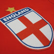 Load image into Gallery viewer, Kids England Retro Football Shirt with Free Personalisation - Red