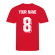 Load image into Gallery viewer, Kids Turkey Turkiye Retro Football Shirt with Free Personalisation - Red