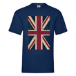 Load image into Gallery viewer, Adult Unisex Distressed Union Flag GREAT BRITAIN T-Shirt
