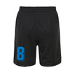 Load image into Gallery viewer, Kids England Football Drill Training Shirt & Shorts with Personalisation - Black / Black