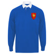 Load image into Gallery viewer, Adults France Vintage Style Long Sleeve Rugby Shirt with Free Personalisation -  Blue