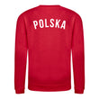 Load image into Gallery viewer, Kids Retro Poland Polska Embroidered Football Fan Sweatshirt Long Sleeve - Red
