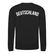 Load image into Gallery viewer, Kids Retro Germany Deutschland Embroidered Football Fan Sweatshirt Long Sleeve - Black