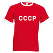 Load image into Gallery viewer, Adults CCCP Russia Soviet Union Embroidered Retro Football T-Shirt Front