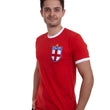 Load image into Gallery viewer, Custom-made Mens England customisable retro football T-shirt