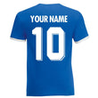 Load image into Gallery viewer, Adults Brazil Brasil Away Embroidered Retro Football T-Shirt - Back
