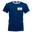 Load image into Gallery viewer, Custom-made Mens customisable retro Argentina football T-shirt