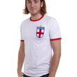 Load image into Gallery viewer, Custom-made Mens customisable retro England football T-shirt
