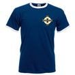 Load image into Gallery viewer, George Best Northern Ireland Unofficial Vintage Retro Football Sport Shirt in Men's Sizes - Navy Blue Front