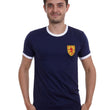Load image into Gallery viewer, Scotland Scottish Vintage Retro Style Football T-Shirt Men's - Blue Life Style Front