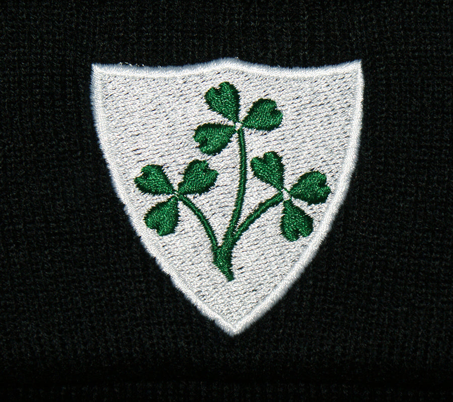 Unisex Ireland EIRE Rugby Vintage Retro Cuffed Beanie Hat