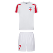 Load image into Gallery viewer, Kids Customisable England Football Home Kit Shirt and White Shorts with Free Personalisation