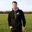 Load image into Gallery viewer, New Zealand Vintage Retro Embroidered Rugby Football Sport Hoodie in Adult & Kids Sizes - BlackNew Zealand Vintage Retro Embroidered Rugby Football Sport Hoodie in Adult & Kids Sizes - Black Life Style