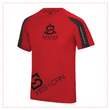 Load image into Gallery viewer, Kids Red Uniform T-shirt & Shorts set.