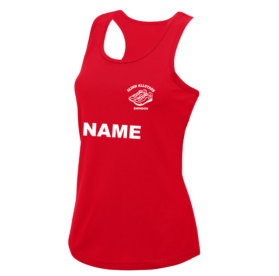 Slinn Allstars Red Ladies Technical Vest -SLA0003