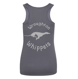 CHARCOAL LADIES PERFORMANCE VEST-WTT0004