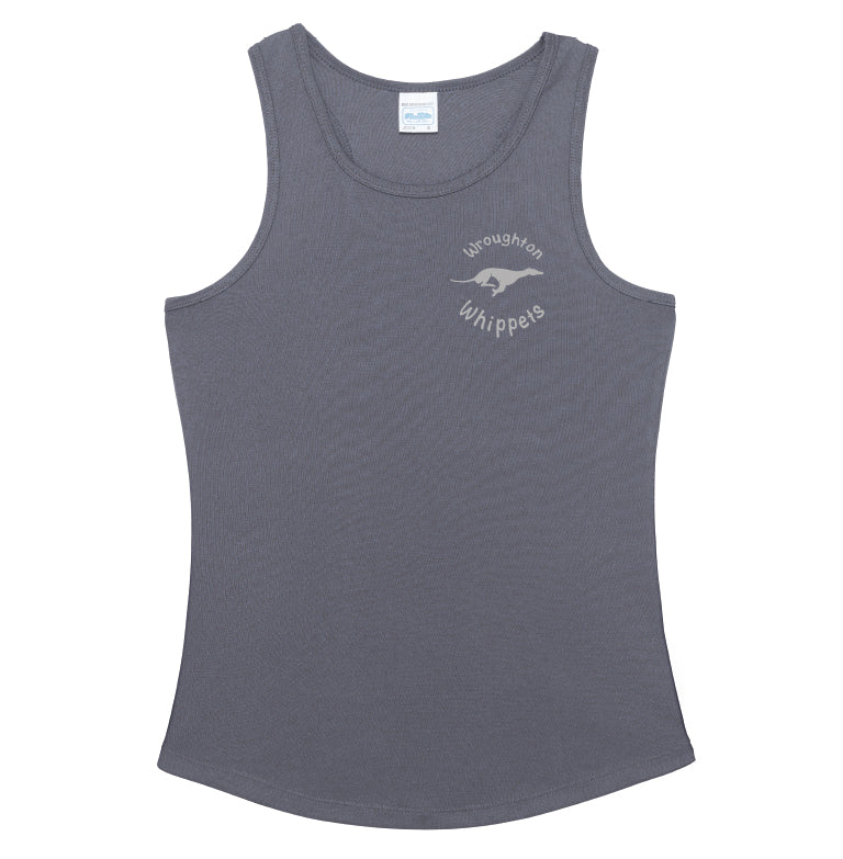 CHARCOAL LADIES PERFORMANCE VEST-WTT0004