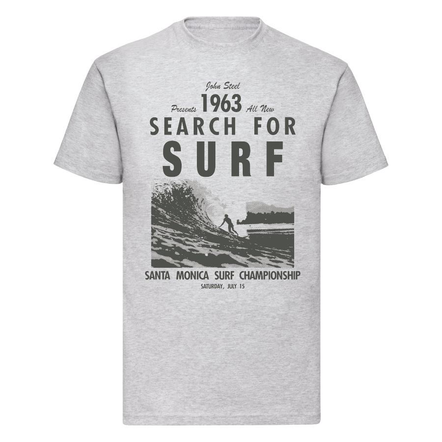 Adult Unisex Retro Search for Surf Championship Poster T-shirt