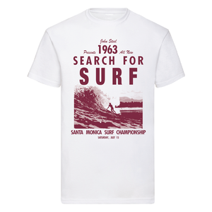 Adult Unisex Retro Search for Surf Championship Poster T-shirt