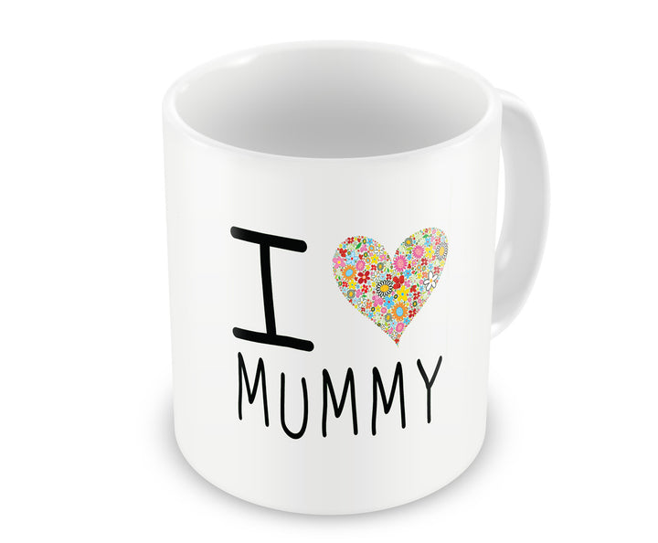 Kids I Heart My Mummy Mothers Day Love Mug - White