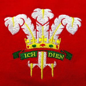 Unisex Wales CYMRU Vintage Style Long Sleeve Rugby Shirt with Free Personalisation