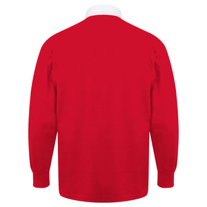 Kids Wales CYMRU Vintage Style Long Sleeve Rugby Shirt with Free Personalisation