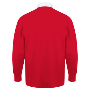 Kids Wales CYMRU Vintage Style Long Sleeve Rugby Shirt with Free Personalisation