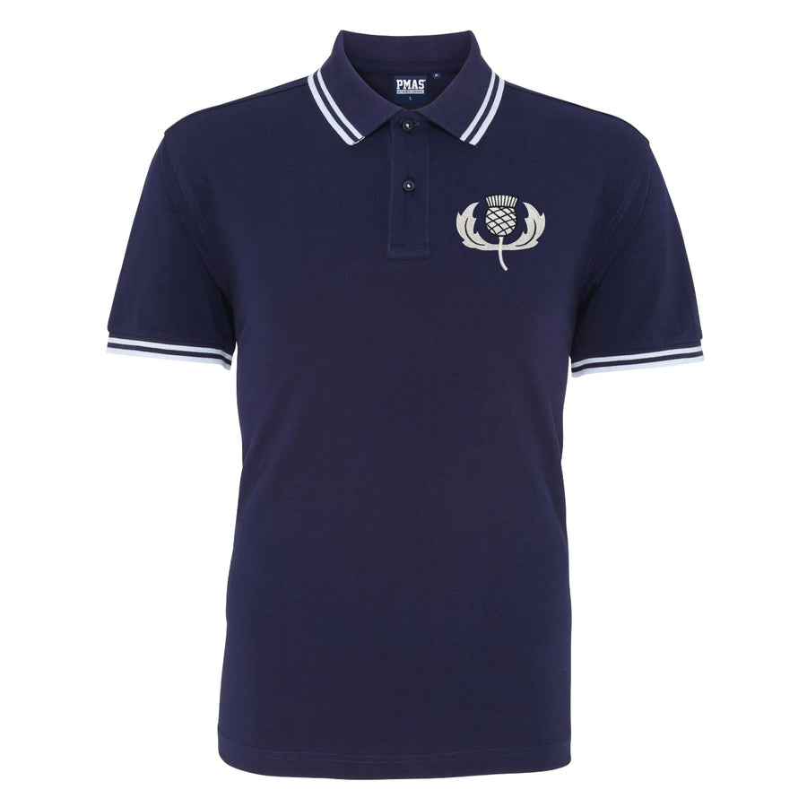 Unisex Scotland ALBA Rugby Classic Tipped Polo Shirt