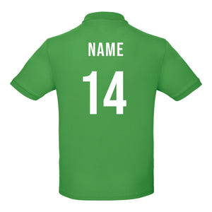 Kids Ireland EIRE Rugby Classic Polo Shirt With Free Personalisation