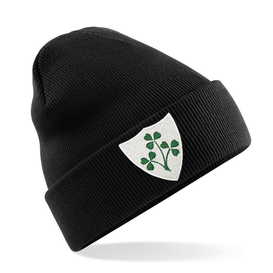 Unisex Ireland EIRE Rugby Vintage Retro Cuffed Beanie Hat