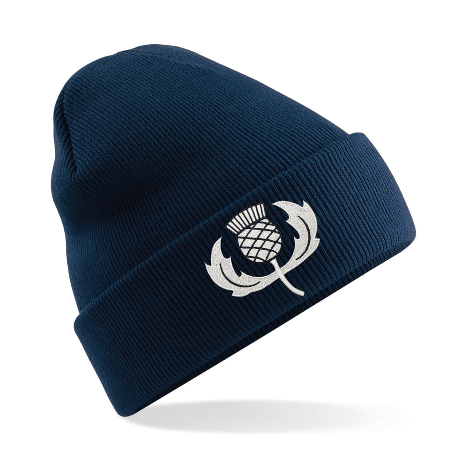 Unisex Scotland ALBA Rugby Vintage Retro Cuffed Beanie Hat