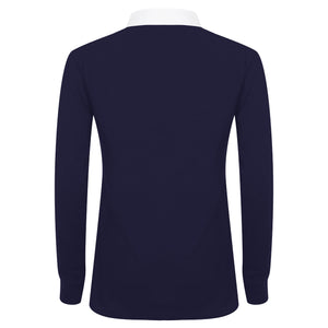 Ladies Ireland EIRE Rugby Vintage Style Long Sleeve Rugby Shirt with Free Personalisation