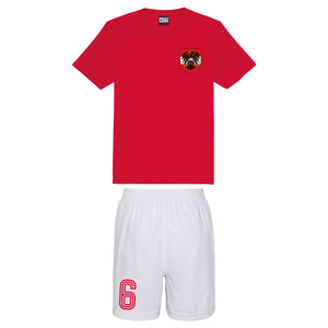 Kids Austria Osterreich Vintage Football Shirt & Shorts with Personalisation - Red / White