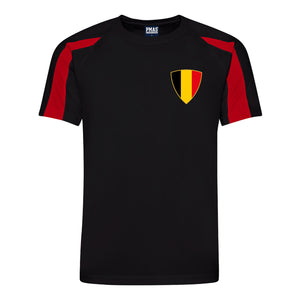 Kids Belgium Belgique Football Shirt Shorts & Personalisation - Black / Black