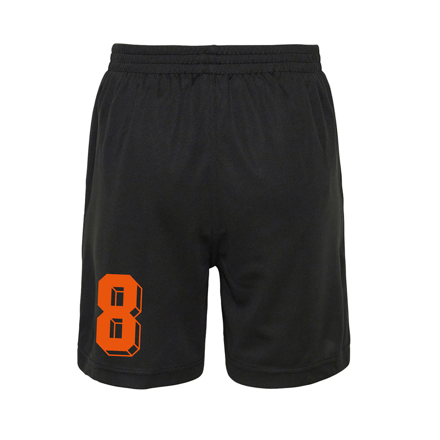 Kids Holland Nederlands Football Kit Shirt Shorts with Personalisation Orange Black