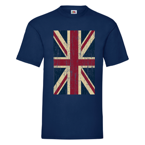 Adult Unisex Distressed Union Flag GREAT BRITAIN T-Shirt