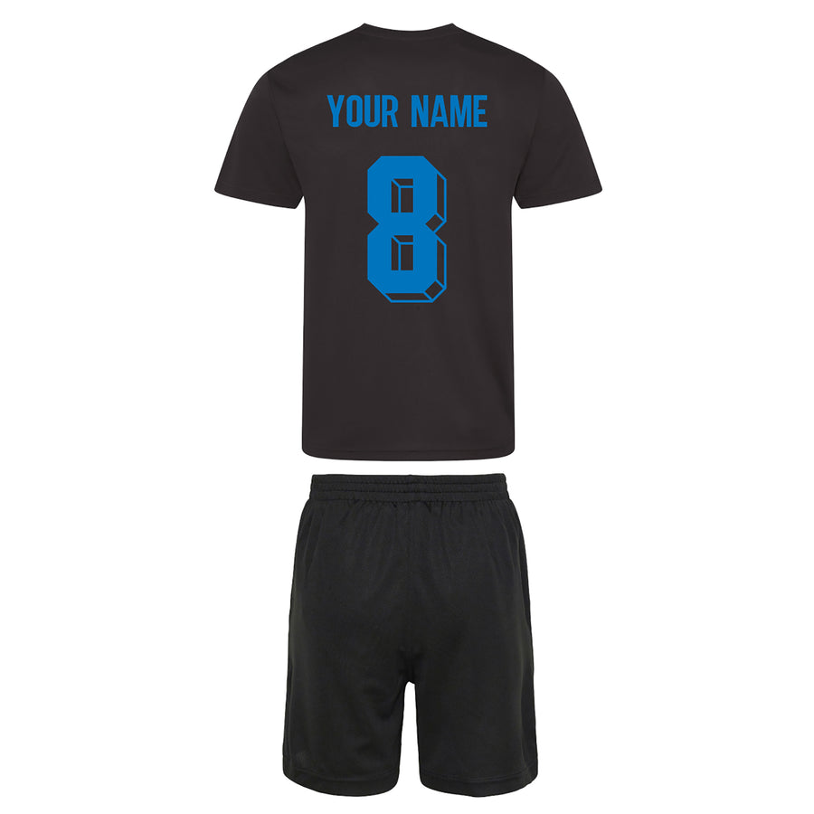 Kids Customisable England Football Training Kit with Shirt, Shorts, Socks & Kit Bag with Free Personalisation