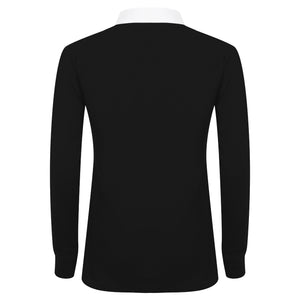 Ladies England English Rugby Vintage Style Long Sleeve Rugby Shirt with Free Personalisation