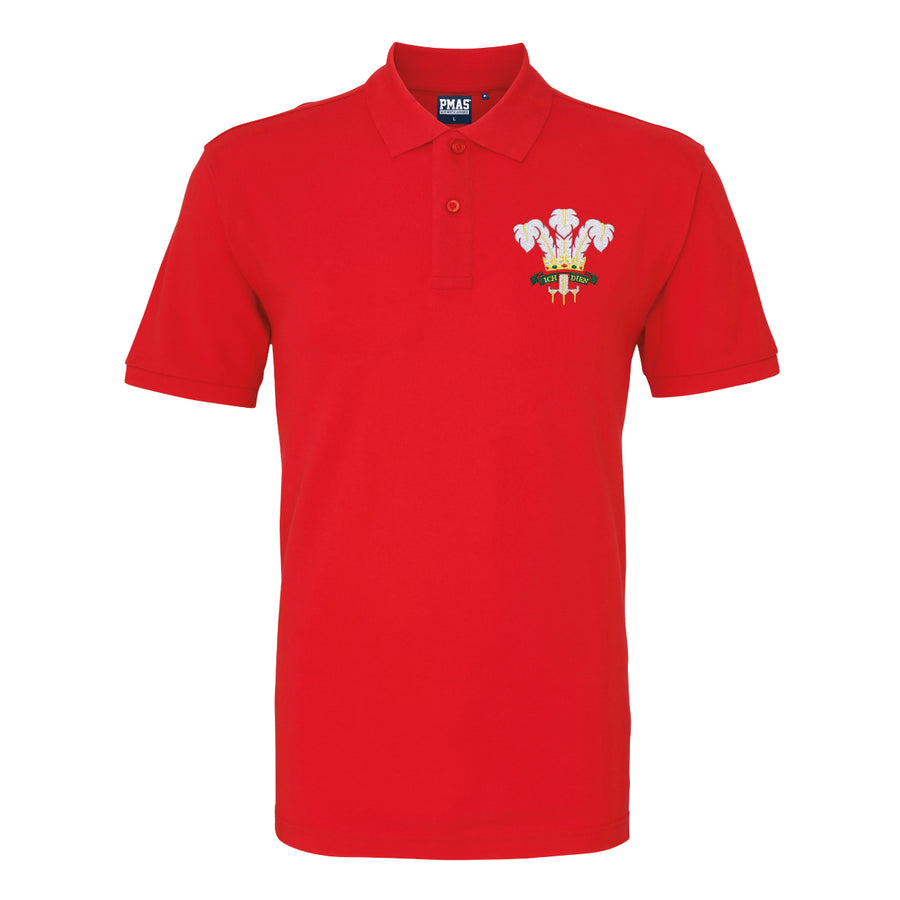 Unisex Wales CYMRU Rugby Classic Polo Shirt With Free Personalisation