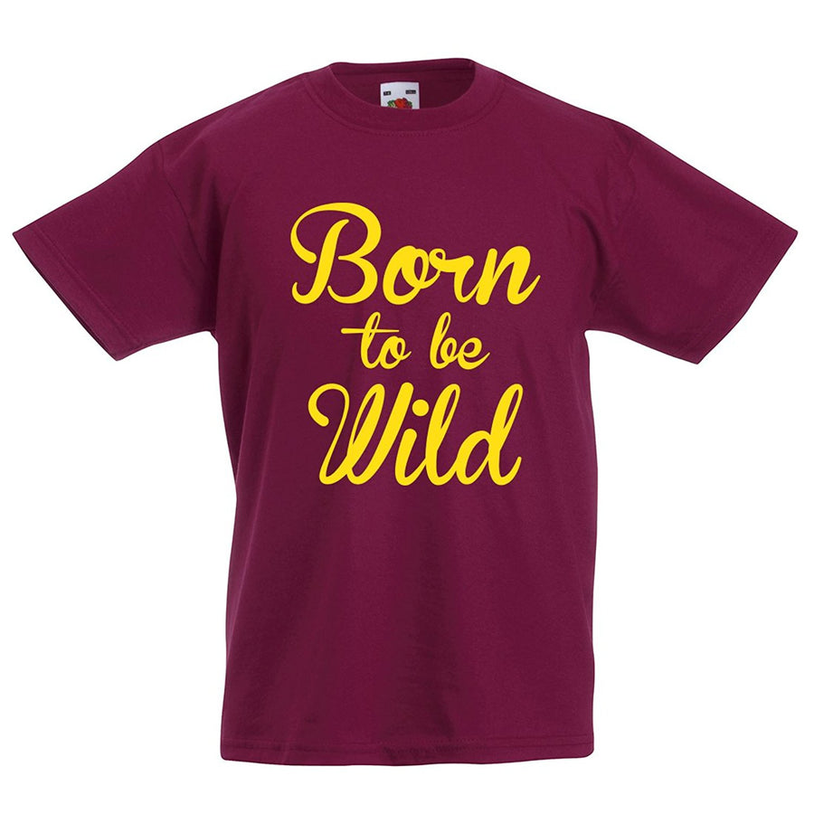 Kids retro born to be wild T-shirt