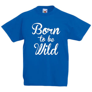 Kids retro born to be wild T-shirt