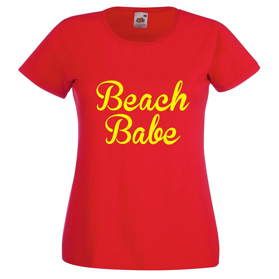 Ladies retro beach babe T-shirt