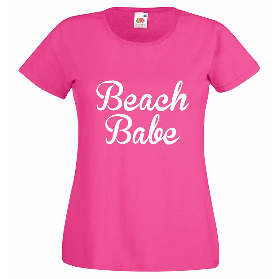 Ladies retro beach babe T-shirt